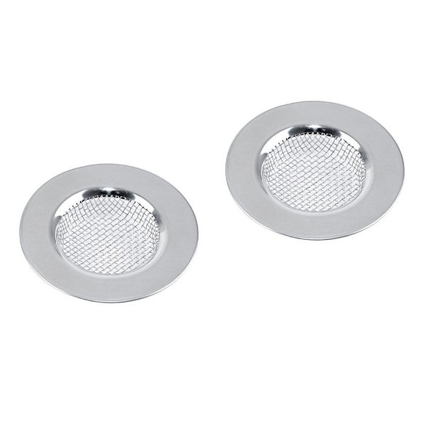 2x Sitko do Zlewu Zlewozmywaka Umywalki Odpływu Filtr Zestaw Sitek 6,5 cm