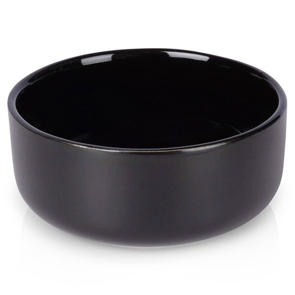 Miseczka Ceramiczna Czarna Miska Salaterka Przekąski Desery Surówki 150 ml