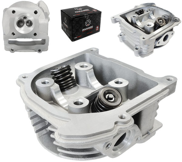 Głowica Moretti skuter 4T 80cc 139QMB krótkie zawory bez recyrkulacji Skuter 4T
