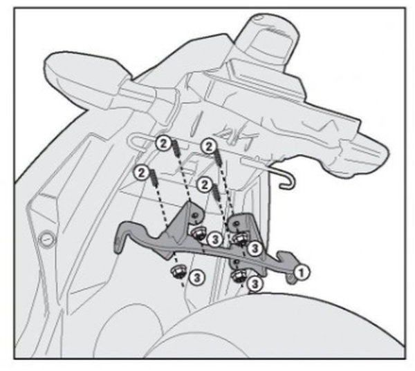 Adapter stelaża bocznego Kappa | 4108KIT