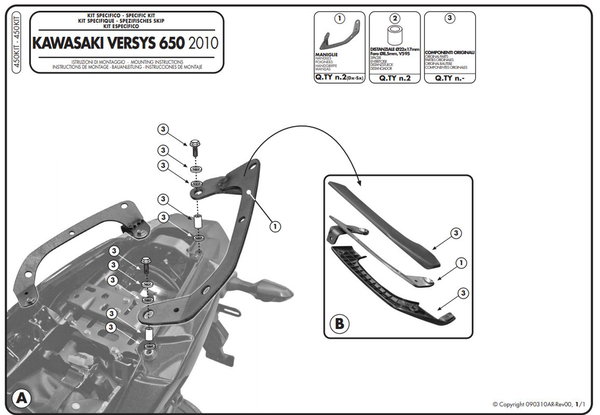 Adapter stelaża bocznego Kappa | 450KITK