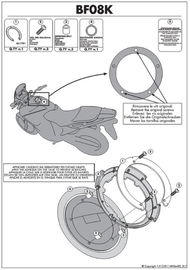 Mocowanie adapter tanklock Ducati Kappa | BF08K