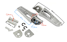 Podnóżki, stopki tylne do skutera B-max (komplet)Skuter 152QMI GY6 125cm3