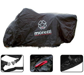 Pokrowiec na motocykl z kufrem rozmiar XL Moretti