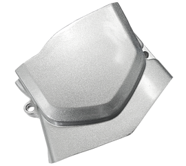 Pokrywa silnika / zębatki srebrna do motoroweru Barton Fighter 2