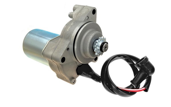 Rozrusznik do motoroweru 50cc, 12, 22 zęby srebrny 139FMB Motorower biegowy