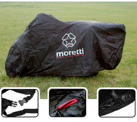 Pokrowiec na motocykl z kufrem rozmiar M Moretti