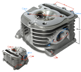 Głowica bez zaworów