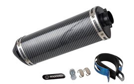 TŁUMIK TUNNINGOWY UNIWERSALNY ALUMINIUM05 (kolor: karbon)