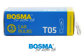 Żarówka BOSMA 12V 1,2W W1, 2W T05 (1918) OP 10 SZT