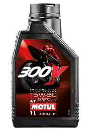 MOTUL Olej silnik 300V 4T FL ROAD RACING 15W50 1L syntetyczny | MU101358