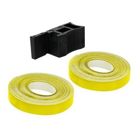 Naklejki na obręcze FLUO żółte uniwersalne LAMPA | 90527