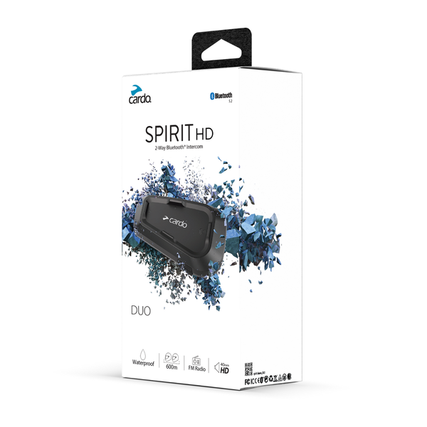 Interkom CARDO Spirit HD Bluetooth 2-pak | SPRT0102