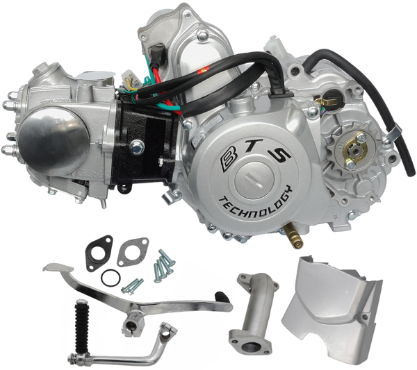 Silnik poziomy 139FMB, 70cc 4T, 4-biegowy manual, srebrny, stare pokrywy