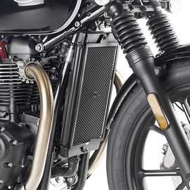 Osłona chłodnicy Triumph Street Twin 900, Speed Twin 900 czarne Kappa | KPR6407