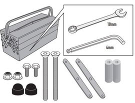 Mocowanie szyby 6711DTK Aprilia SR 125-200 GT Kappa | D6711KITK