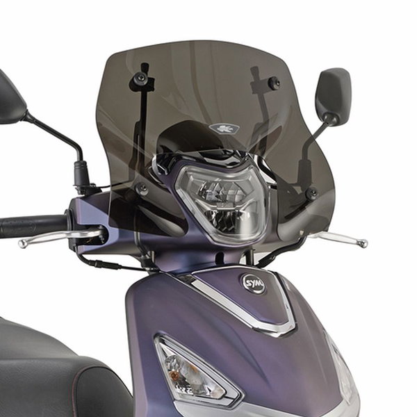 Szyba Sym HD 300, Symphony 125; Piaggio Medley 125/150/S 19x44 cm przyciemniana