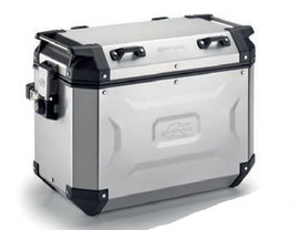 Kufer boczny 48L MONOKEY CAM SIDE KVG48A KVOYAGER aluminiowy lewy kolor srebrny