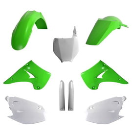 Komplet plastików Kawasaki KX 125/250 zielony OEM Polisport | 91479