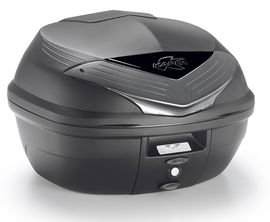 Kufer centralny 35L MONOLOCK K355NT2 z białymi odblaskami Kappa