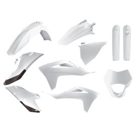 Komplet plastików GAS GAS EC 250/300 TPI, EC-F 250/350 biały Polisport | 91027