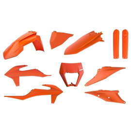 Komplet plastików KTM EXC/EXC-F TPI pomarańczowy Polisport | 91041