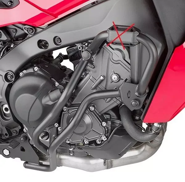 Gmole osłony silnika Yamaha Tracer 9 czarne Kappa | KN2159B