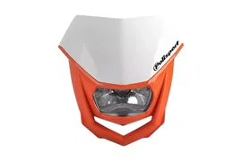 Lampa przednia Model Halo Biały/Pomarańczowy Polisport | 8657400038