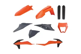 Plastiki KTM EXC/EXC-F TPI pomarańczowo-szary Polisport | 91040