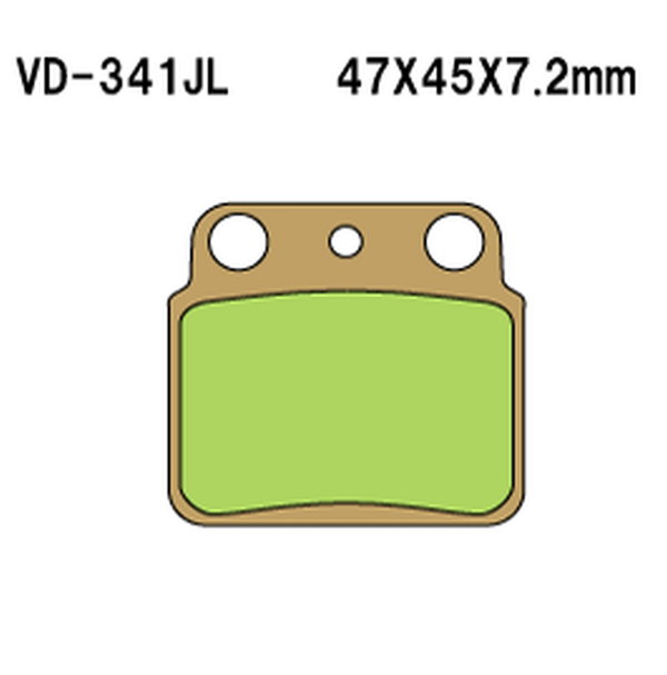 Klocki hamulcowe KH137 SPIEK METALICZNY Vesrah | VD-341JL