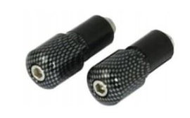 Końcówki kierownicy uniwersalne carbon (17,5mm) VICMA | 1083417002