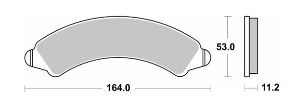 Klocki hamulcowe Polaris RZR PRO/TURBO/XP4 SBS | 977RSI