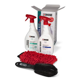 Zestaw do mycia motocykla Cleaning Kit (Moto Wash+Wheel Cleaner) Ipone | 800942