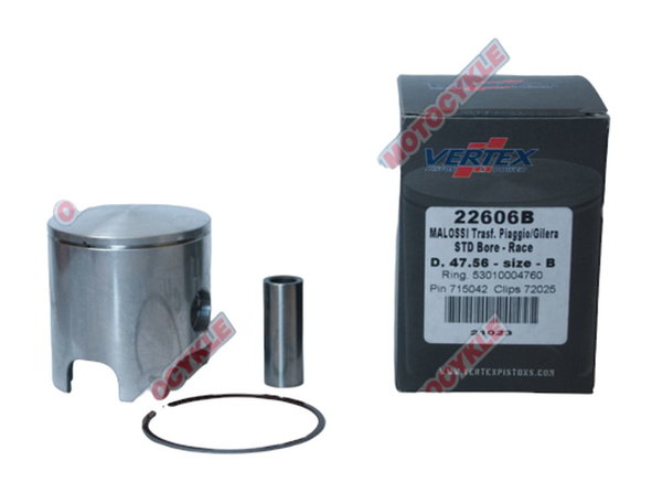 Tłok Malossi Piaggio, Gilera (47,58mm, sworzeń 12mm) Vertex | 22606D