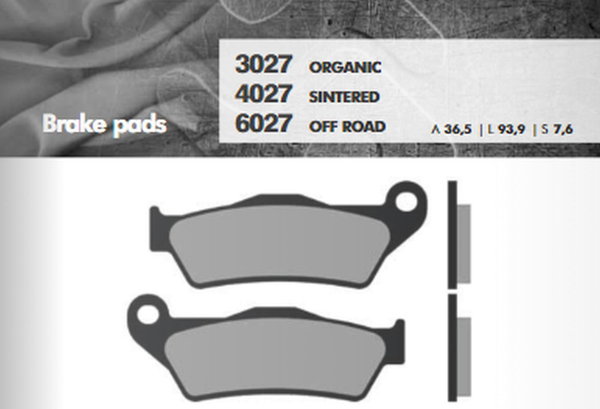 Klocki hamulcowe KH181 KTM SX/EXC Zacisk Brembo Przód Brenta | BR6027