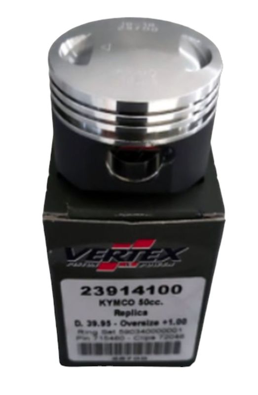 Tłok Kymco People/Agility 50 4T (39,35mm) (+0,40mm) Vertex | 23914040