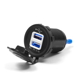 Gniazdko motocyklowe 2x USB Biketec | BTMUS11