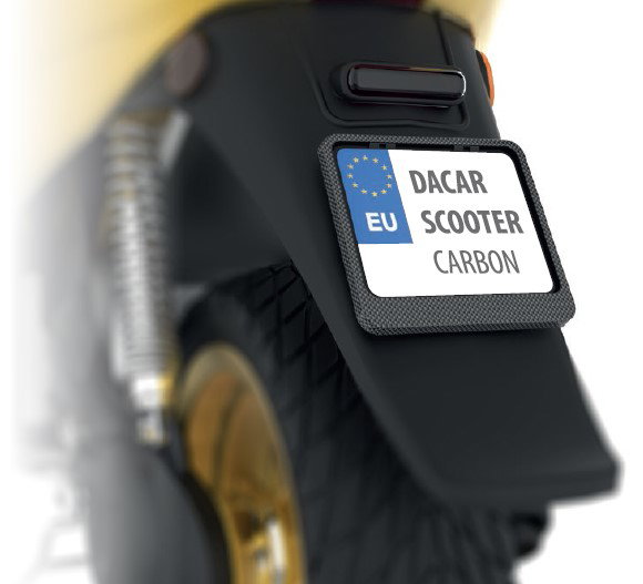Ramka pod tablicę rejestracyjną Skuter Karbon BIKETEC | R0191