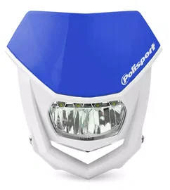 Lampa przednia Halo LED niebieski Polisport | 8667100005