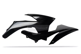 Osłony chłodnicy (komplet) KTM SX/SXF, EXC/EXCF czarny Polisport | 8417400003