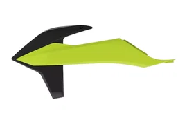 Osłony chłodnicy KTM SX/SXF, EXC/EXC-F Czarny/Żółty Fluo Polisport | 8422100005