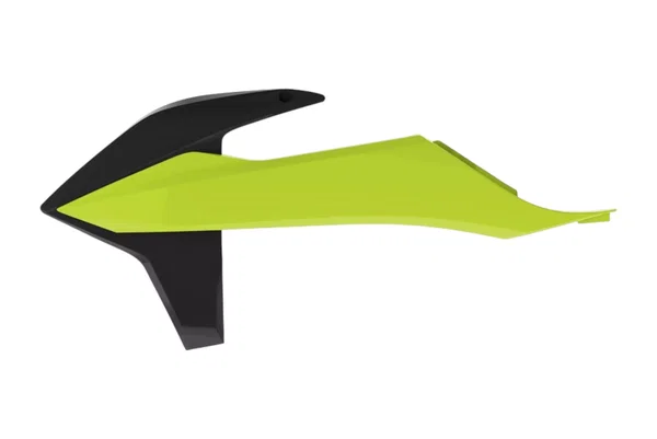 Osłony chłodnicy KTM SX/SXF, EXC/EXC-F Czarny/Żółty Fluo Polisport | 8422100005