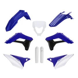 Komplet Plastików Sherco SE-R/SEF-R Niebieski Biały Czarny OEM Polisport | 91381