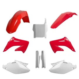 Komplet plastików Honda CR 125, CR 250 OEM czerwony biały Polisport | 91512