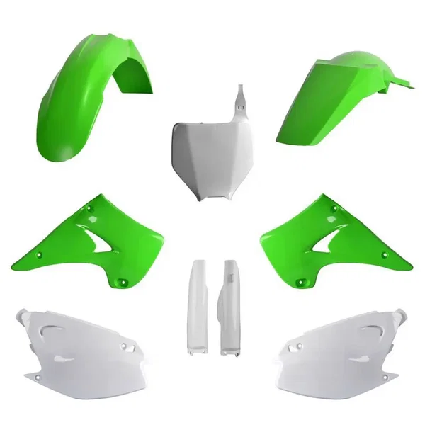 Komplet Plastików Kawasaki KX 125/250 Zielony OEM Polisport | 91480