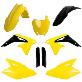 Komplet Plastików Suzuki RMZ 450 Żółty Czarny OEM Polisport | 91430