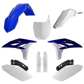 Komplet plastików Yamaha YZ 250F NIEBIESKO BIAŁY OEM Polisport | 91401