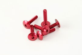 Zestaw śrub owiewki M6x30 (6szt.), czerwony (imbusowa płaska) Vicma | 1052672