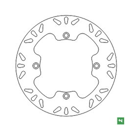 Tarcza hamulcowa przód Honda XRV 750 (276x144x4) (4x10,5mm) NEWFREN | DF5016A