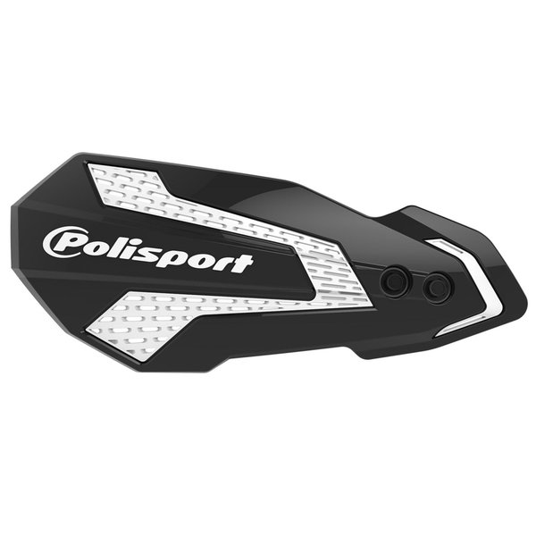 Osłony rąk MX FLOW Czarno Białe Polisport | 8308200102